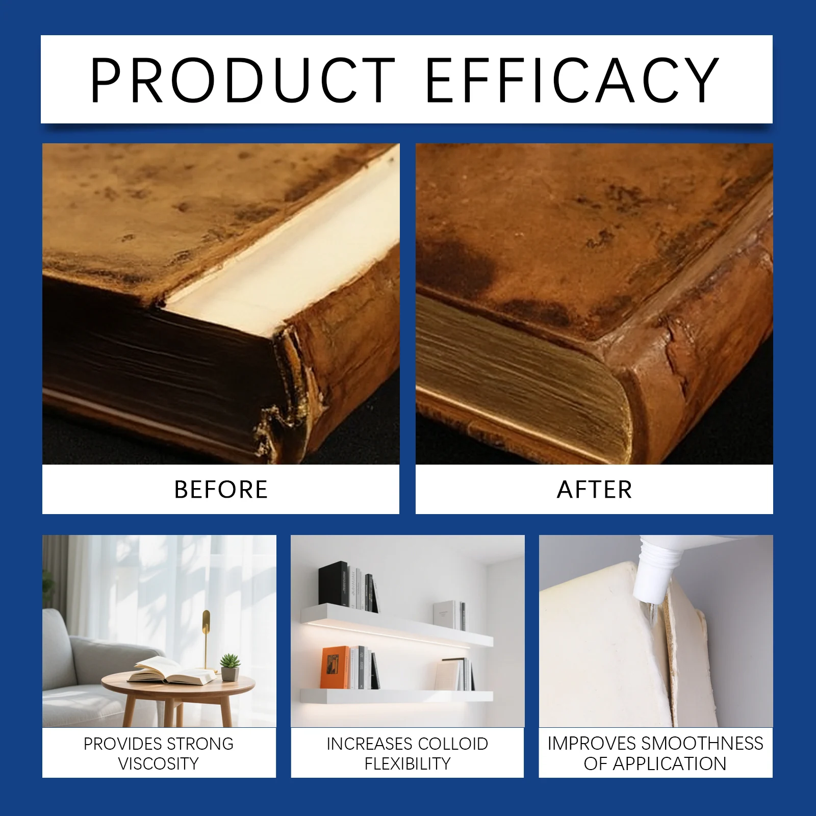 Jue Fish Book Repair Glue - Waterproof, Transparent, High Strength, Quick-Dry Adhesive 9 book repair glue adhesive jue yrvf6bg5 desc 9