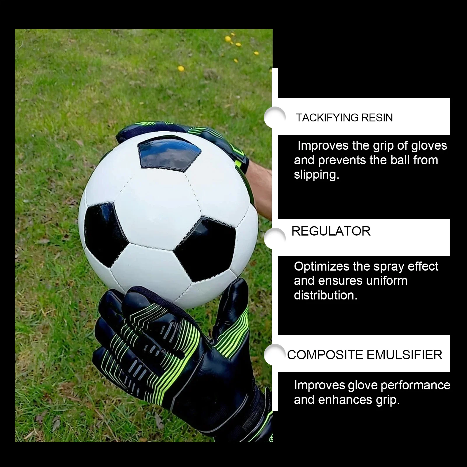Jue Fish Goalkeeper Gloves Grip Spray - Multifunctional Tackifier for Enhanced Performance 10 goalkeeper glove grip spray jue rva6kd6c desc 10