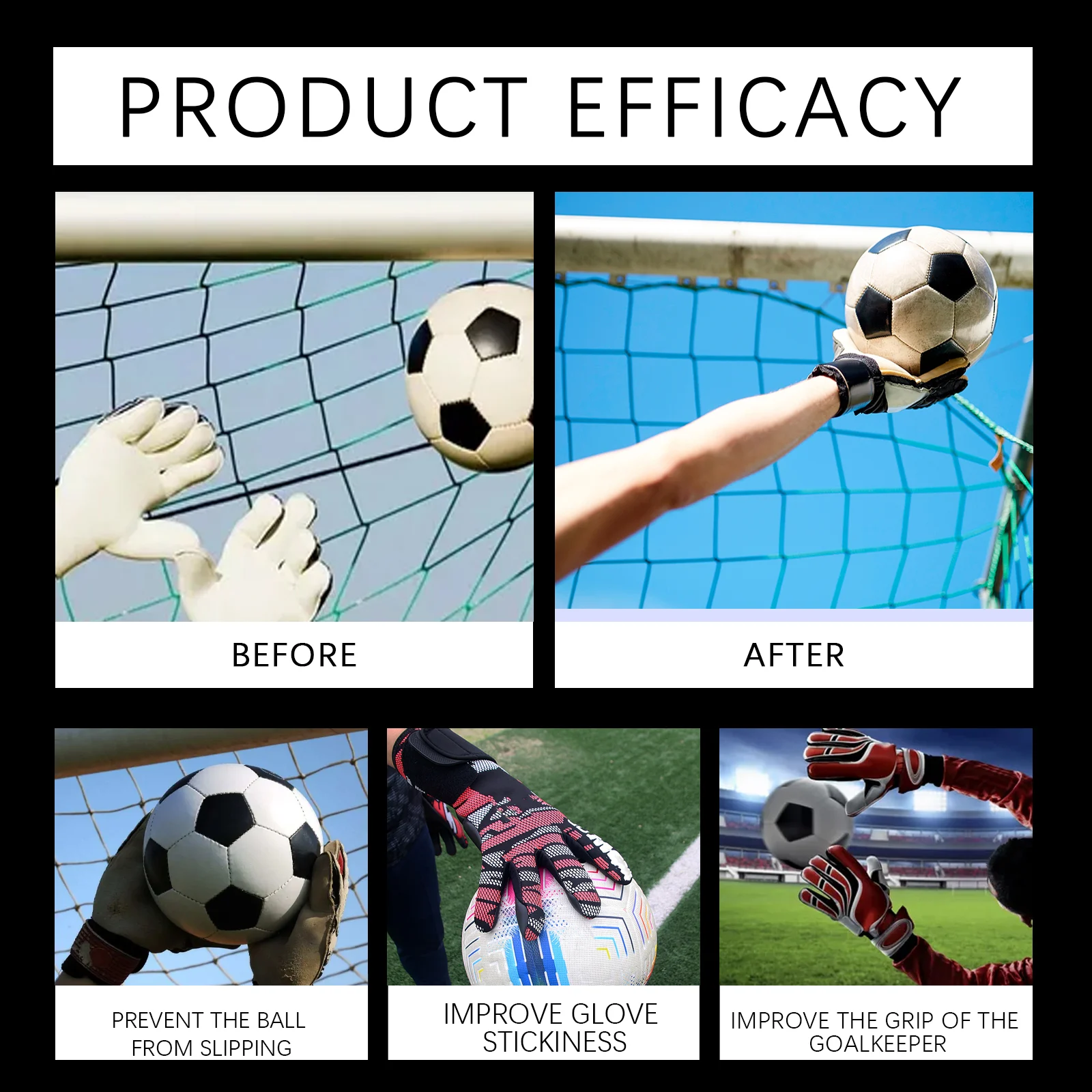 Jue Fish Goalkeeper Gloves Grip Spray - Multifunctional Tackifier for Enhanced Performance 12 goalkeeper glove grip spray jue rva6kd6c desc 12