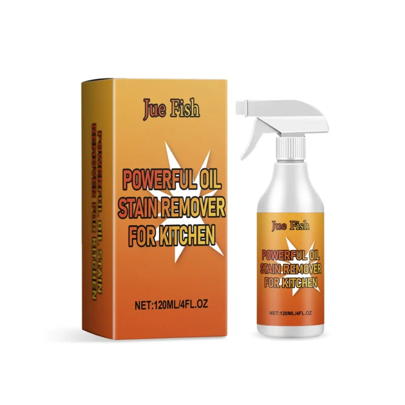 kitchen-grease-cleaner-oil-stain-remover-foam-spray-120ml-jue-5a3b38nn-1 Jue Fish Kitchen Grease Cleaner Foam Spray for Powerful Removal of Stubborn Oil Stains from Stove Hoods and Cookware